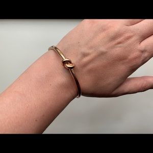 kate spade Rose Gold Knot Bracelet